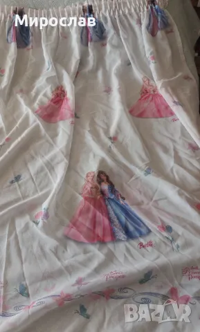 Перде за детска стая на принцеси Barbie Princess, снимка 2 - Пердета и завеси - 49856006