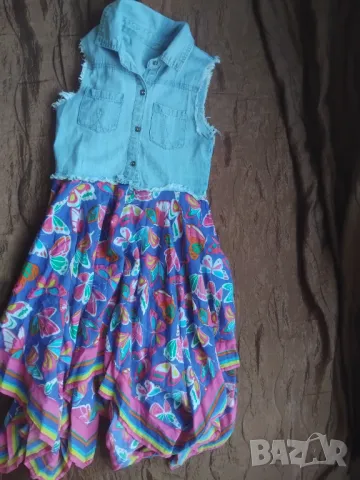 Детска Рокля за 9-10 годишна възраст, снимка 3 - Детски рокли и поли - 49830575