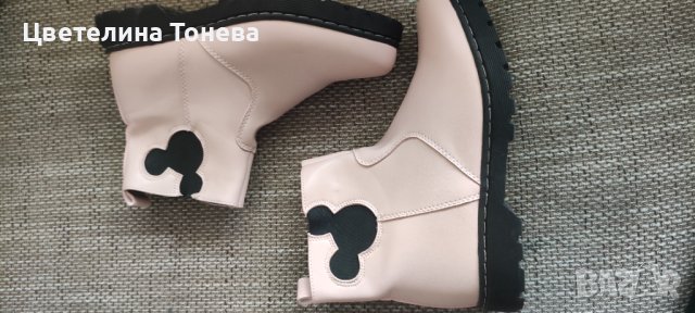 Боти Мики Маус, снимка 4 - Дамски боти - 40097970