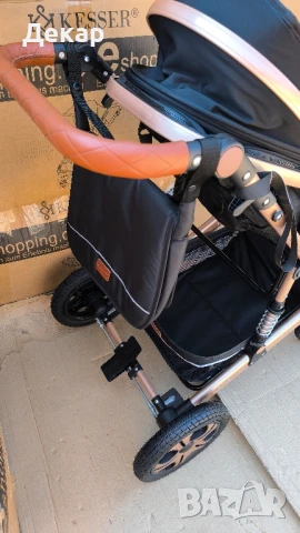 Комбинирана количка 3 в 1 вкл. кош за новородено/кола, зимен/летен кош, снимка 6 - Детски колички - 51090065