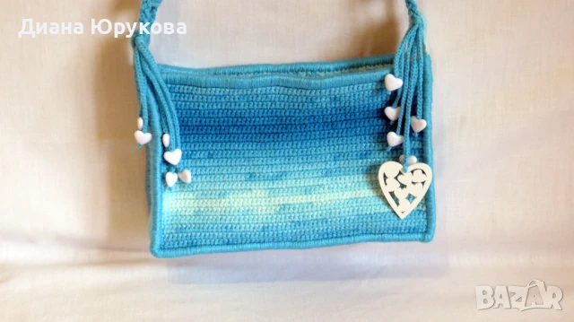 Дамска плетена чанта
