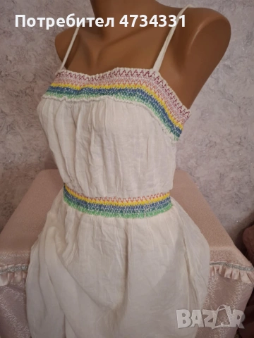 Еlla moss Бяла Рокля, снимка 5 - Рокли - 53477322