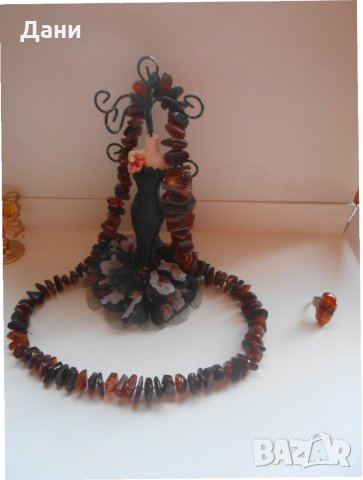 Старо дамско колие кехлибар , снимка 5 - Колиета, медальони, синджири - 27009926