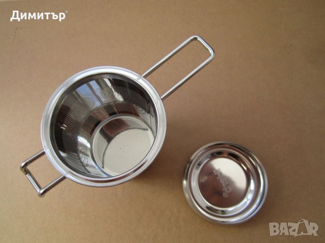 Инфузер за чай, инокс - нов, снимка 2 - Аксесоари за кухня - 47570969