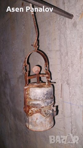 Стара карбидна лампа, снимка 1