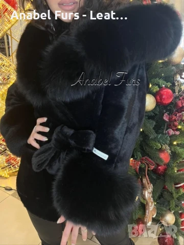 Дамски палта от кашмир, естествена кожа и естествен косъм, снимка 13 - Якета - 51347893