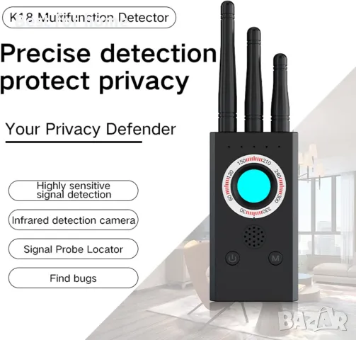 Детектор за скрити камери, GPS, микрофони Garsen Т16, снимка 9 - Чанти, стативи, аксесоари - 48840246