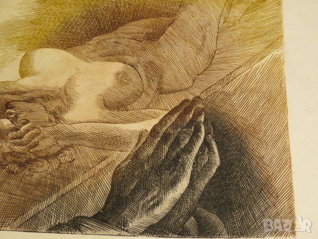 картина, еротика Грях, себеотдаване и молитва Елка Найденова Будинова. 18+  секс , снимка 4 - Антикварни и старинни предмети - 28583130