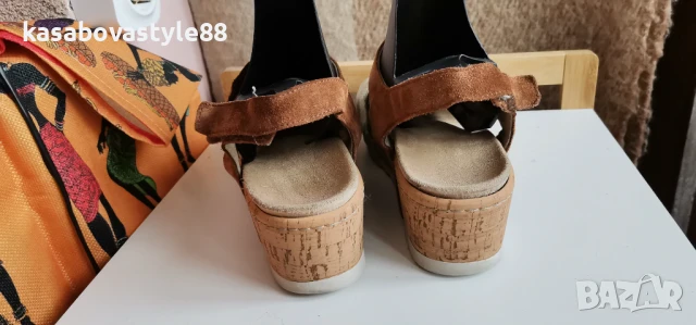 Сандали от естествен велур 39.5н., снимка 12 - Сандали - 51057054