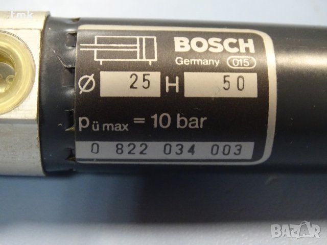 Пневматичен цилиндър Bosch Ф 25x50 mm, снимка 2 - Резервни части за машини - 32844634