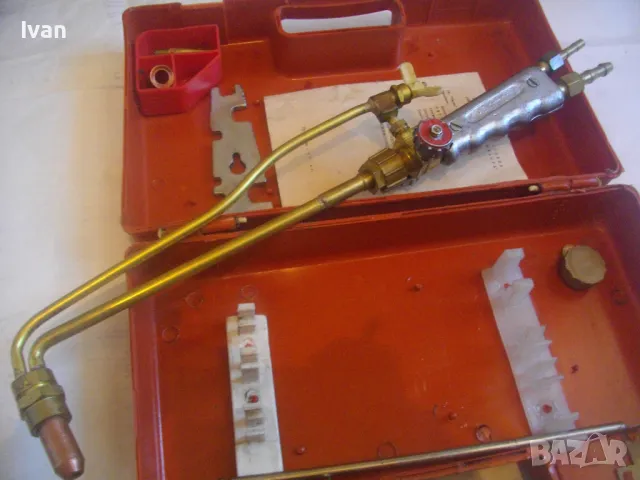 НОВ КРАКРА Перник Български НРБ Оксиженен РЕЗАК Пропан-бутанов резач с газокислородно рязане Комплек, снимка 16 - Други инструменти - 47663421