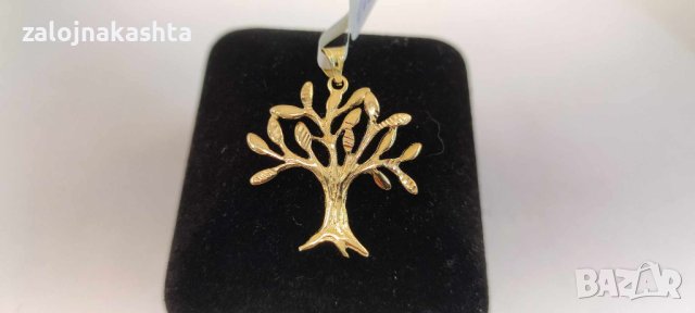 Нова Златна висулка дървото на живота-1,81гр/14кр, снимка 2 - Колиета, медальони, синджири - 43002946