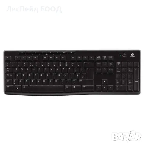 Клавиатура Logitech K270, безжична, черна, USB, снимка 2 - Клавиатури и мишки - 50371199