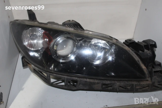 Фар десен Мазда 3 2008 2.3i 158hp Mazda 3 седан   xenon