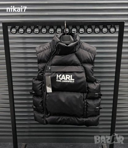 Karl Lagerfeld Nike мъжки елек зимена  дебела ветроустойчива пухенкаке ново, снимка 2 - Якета - 32247749