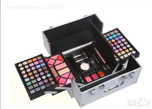 Професионален метален куфар с гримове с , снимка 9 - Подаръци за имен ден - 35029686