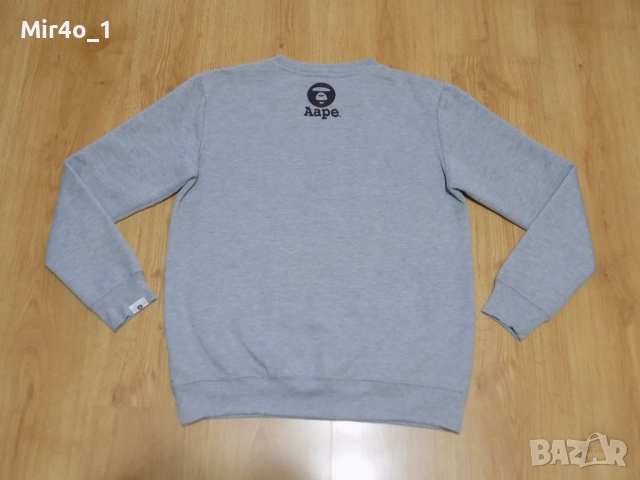 блуза aape by bathing ape горнище фанела худи елек суичър суитшърт яке мъжка оригинална L, снимка 2 - Спортни дрехи, екипи - 50787340