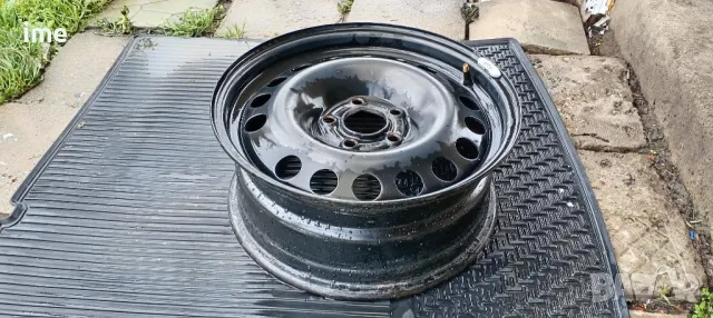 1бр. железна джанта 6.5J16 ET37. 5x110мм. Свалена от Opel Astra H. Внос от Германия., снимка 9 - Гуми и джанти - 49911753