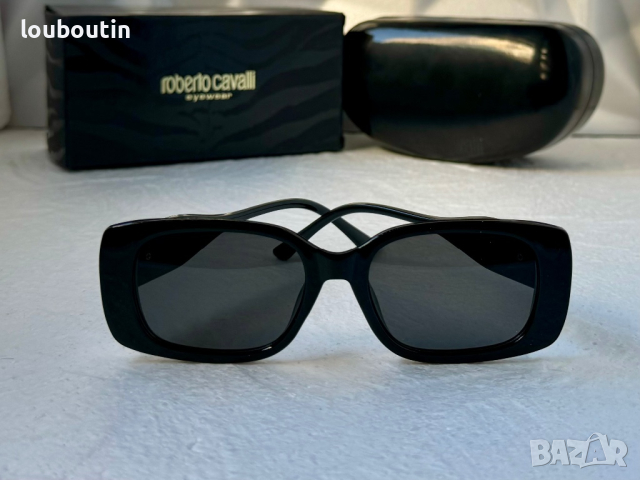 Roberto Cavalli дамски слънчеви очила правоъгълни, снимка 4 - Слънчеви и диоптрични очила - 44913591