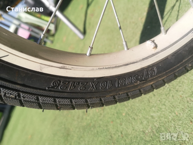 Детски велосипед Makani 16” кошничка и помощни колелета, снимка 5 - Велосипеди - 52773891