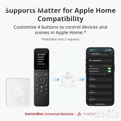 Универсално дистанционно управление SwitchBot, снимка 2 - Дистанционни - 49400314