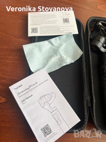 Hohem iSteady Pro 4 – Чисто нов 3-осов гимбал за GoPro, снимка 4 - Чанти, стативи, аксесоари - 53579662