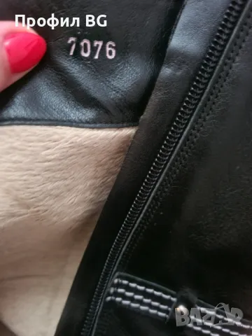 Дамски ботуши на платформа естествена кожа, снимка 5 - Дамски ботуши - 50056523