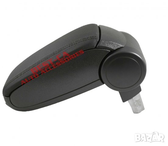 Кожен черен подлакътник за Форд Фокус 2 / Ford Focus Mk2 (2004-2010), снимка 4 - Аксесоари и консумативи - 38146112