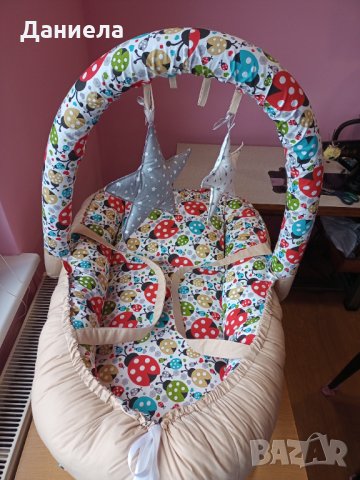 Бебешко гнездо с арка за играчки, снимка 10 - Бебешки легла и матраци - 33214642