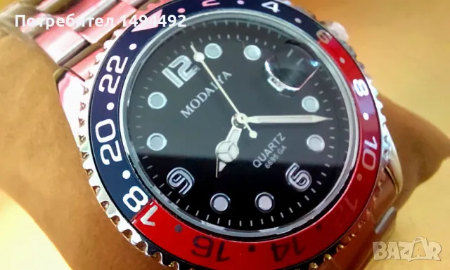 бизнес часовник, снимка 8 - Мъжки - 48296939