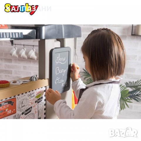 Smoby Голяма двулицева кухня с ресторант Chef Corner 7600312303, снимка 11 - Мебели за детската стая - 30965095