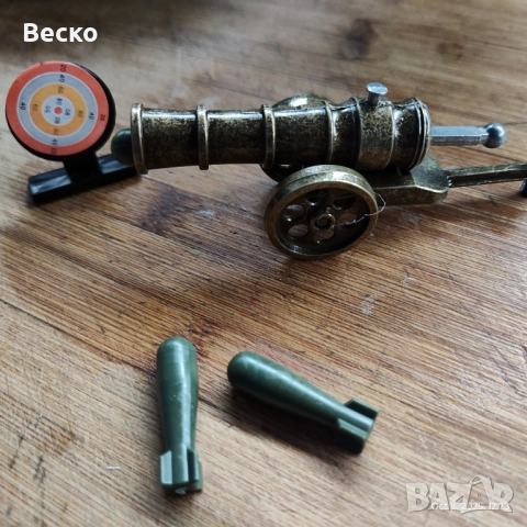 Топ - оръдие. Метална играчка.