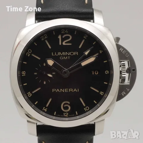 Panerai Luminor 1950 3 Days GMT 44mm Steel Blue Dial Automatic Различни Варианти, снимка 2 - Мъжки - 48009220