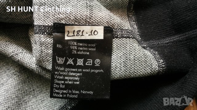 WE NORWEGIANS 100% Merino Wool размер L за лов туризъм свободно време  блуза 100% Мерино вълна - 245, снимка 12 - Блузи - 40879505