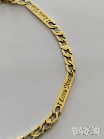 Златна гривна 52285, снимка 2 - Гривни - 53589799