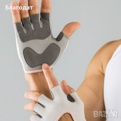 Анатомични дишащи ръкавици за тренировка Vbosi StrongHold, снимка 3 - Спортна екипировка - 52402148