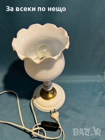 Стара нощна лампа , снимка 4 - Настолни лампи - 53290627