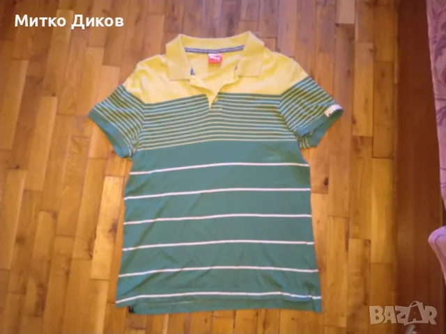 Тениска маркова на Пума зелена реален размер С