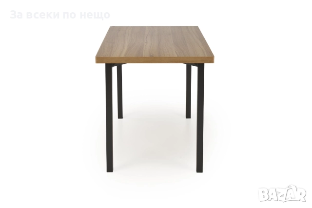 Комплект MILTON маса с 4 стола, натурално/черно Код P1622, снимка 10 - Маси - 52916997