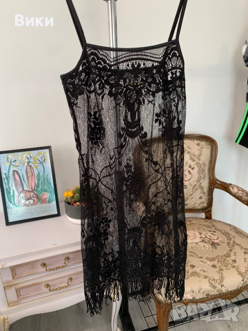 Плажна рокля в размер 38, подходяща за S/M, снимка 15 - Рокли - 44922632