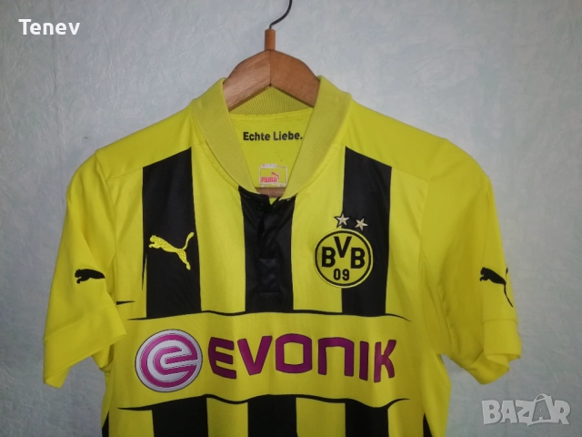 Borussia Dortmund Lewandowski 2012 2013 Champions League Puma оригинална тенсика фланелка Дортмунд , снимка 5 - Тениски - 52814630