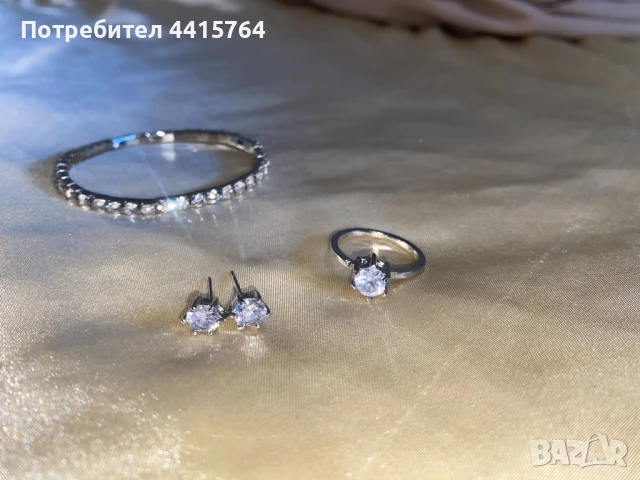 Комплект бижута + часовник, снимка 3 - Бижутерийни комплекти - 50617630