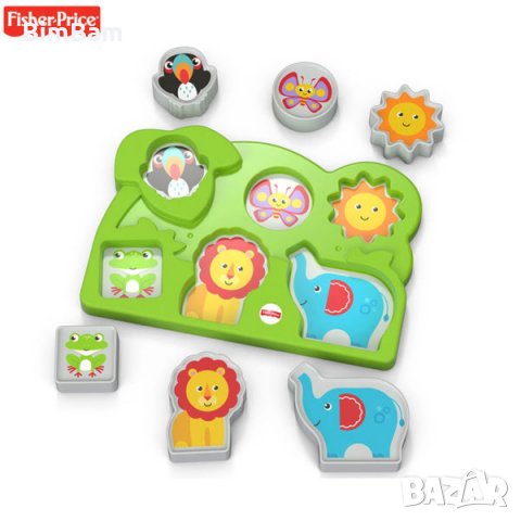 Бебешки пъзел Fisher Price джунгла, снимка 2 - Образователни игри - 35051300