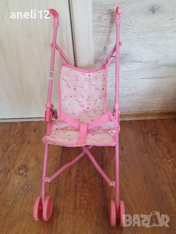 Детска тоалетка със столче и количка за кукли, снимка 5 - Кукли - 50506871