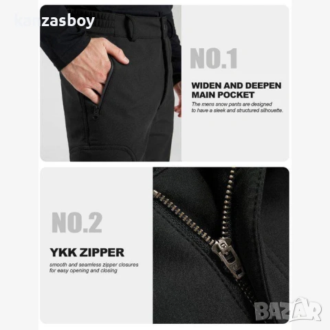 free soldier Sharkskin Windproof Softshell Cargo Pants - мъжки СОФТШЕЛ панталон КАТО НОВ 56/2ХЛ, снимка 5 - Спортни дрехи, екипи - 53100227