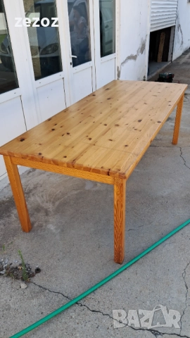 Маса голяма трапезна масив, снимка 2 - Маси - 52314561