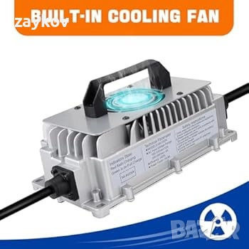 LiFePO4 58.4V 25A зарядно за 48V (51.2V) литиево-фосфатна железна батерия Бързо зареждане, снимка 4 - Друга електроника - 51928275