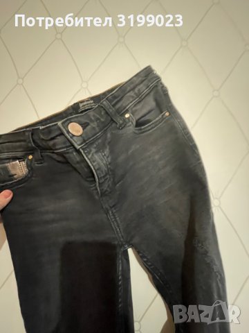 Дамски  сиви дънки слим, снимка 3 - Дънки - 38398214