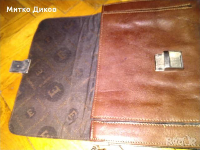 Чанта за ръка Е 240х190х60 естествена кожа, снимка 6 - Чанти - 26719659