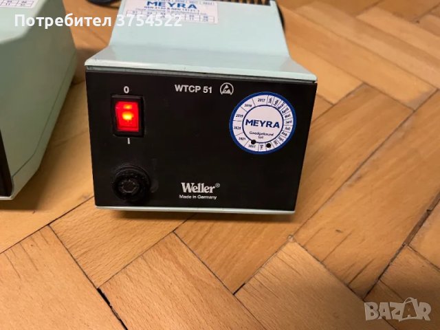 ПОЯЛНИК С КОНТРОЛ НА ТЕРМЕРАТУРАТА НА ВЪРХА WELLER WTCP51, снимка 3 - Индустриална техника - 47631993